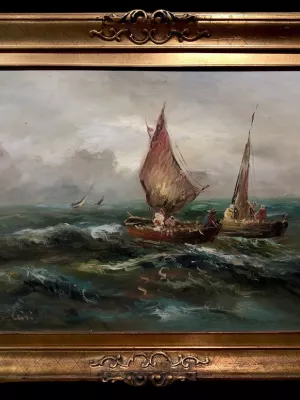 European School (XX) - Storm on the Zuiderzee